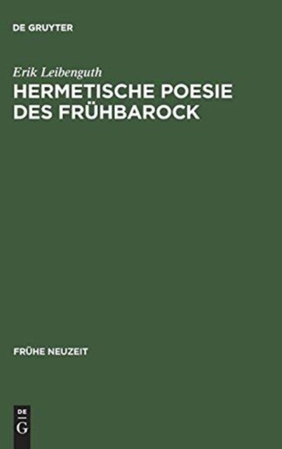 Hermetische Poesie Des Fruhbarock