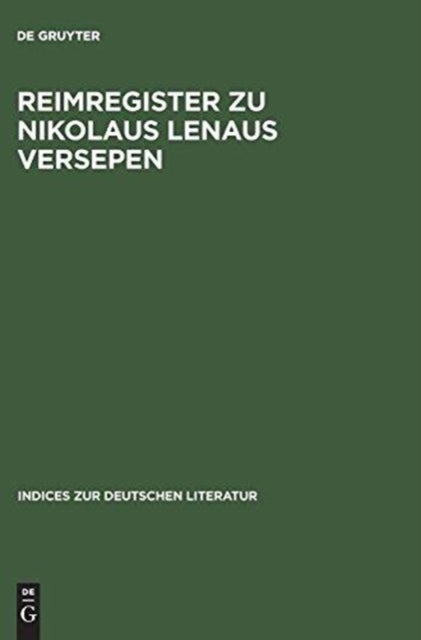 Reimregister Zu Nikolaus Lenaus Versepen