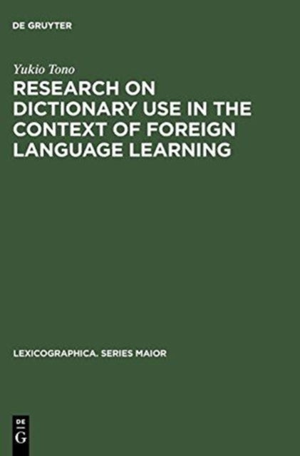 Research on Dictionary Use in the Context of Foreign Language Learning - Focus on Reading Comprehension