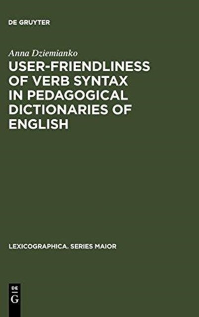 User-friendliness of verb syntax in pedagogical dictionaries of English