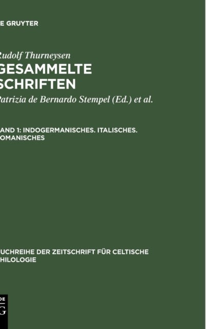 Indogermanisches. Italisches. Romanisches