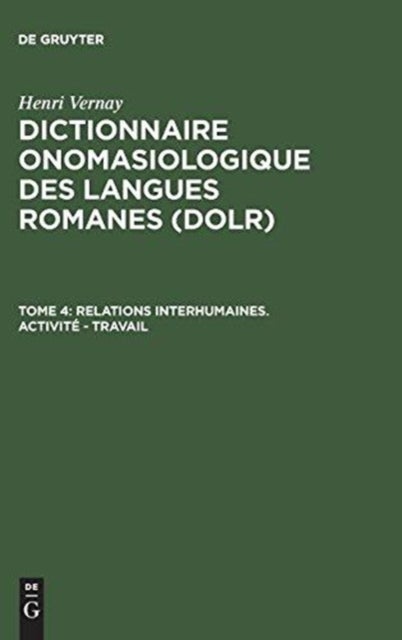 Relations interhumaines. Activité – Travail