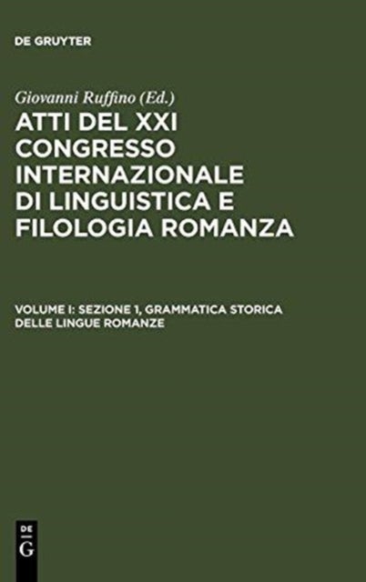 Sezione 1, Grammatica Storica Delle Lingue Romanze