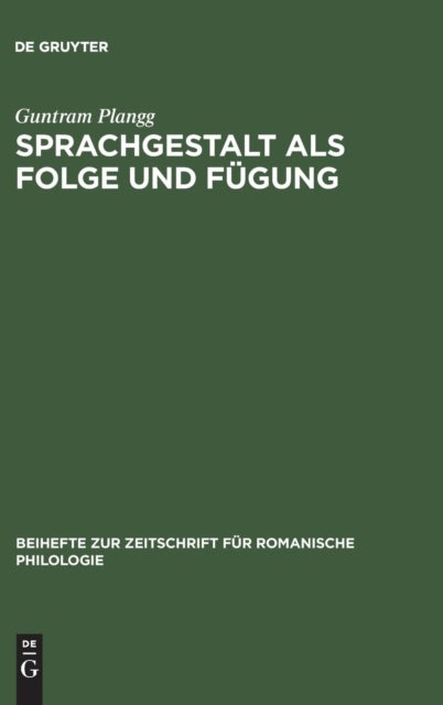 Sprachgestalt ALS Folge Und Fugung - Zur Phonologie Des Dolomitenladinischen (Badiot) Und Seiner Nachbarn. [Studien Zu Alpinromanischen Sprachstanden in Norditalien]