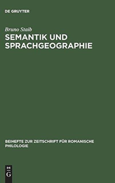 Semantik Und Sprachgeographie