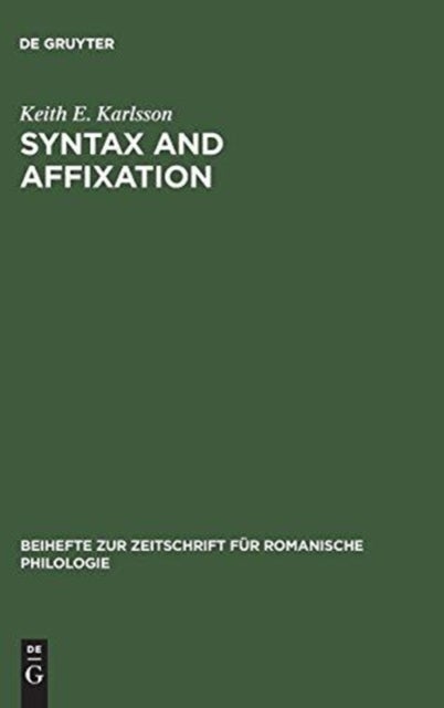 Syntax and Affixation - The evolution of "mente" in Latin and Romance