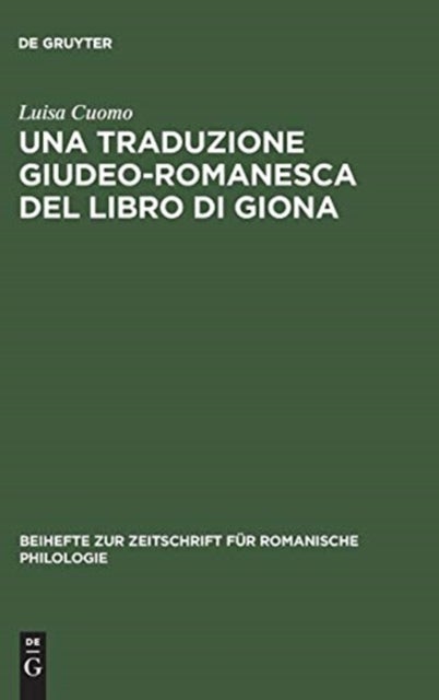 traduzione giudeo-romanesca del libro di Giona