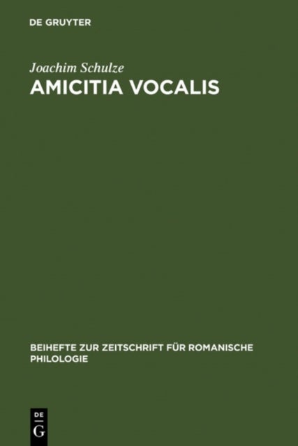 Amicitia Vocalis - Sechs Kapitel zur fruhen italienischen Lyrik mit Seitenblicken auf die Malerei