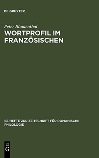 Wortprofil Im Franzosischen