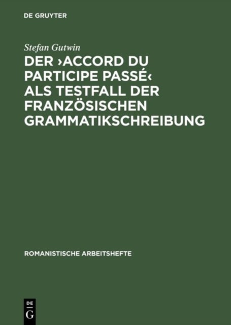 Der >Accord Du Participe Passe