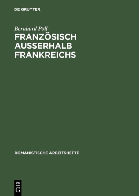 Franzosisch außerhalb Frankreichs
