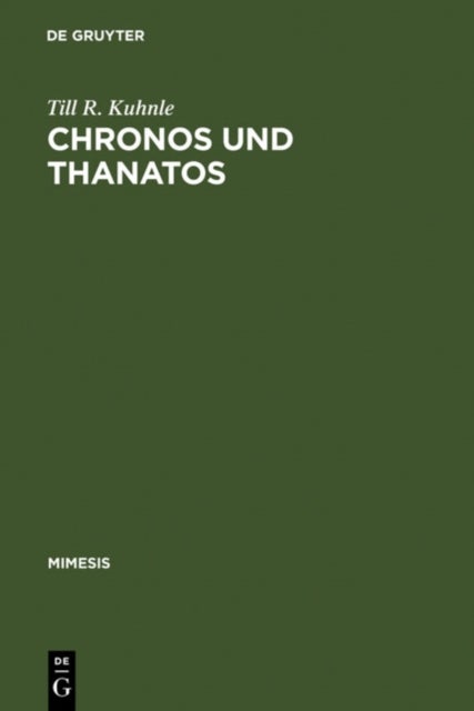 Chronos Und Thanatos - Zum Existentialismus Des >Nouveau Romancier