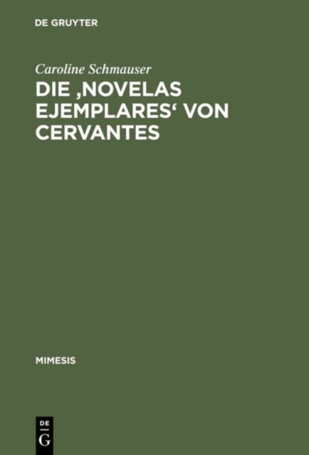 ''Novelas ejemplares'' von Cervantes - Wahrnehmung Und Perspektive in Der Spanischen Novellistik Der Fruhen Neuzeit