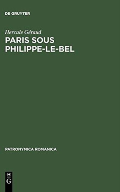 Paris sous Philippe-le-Bel