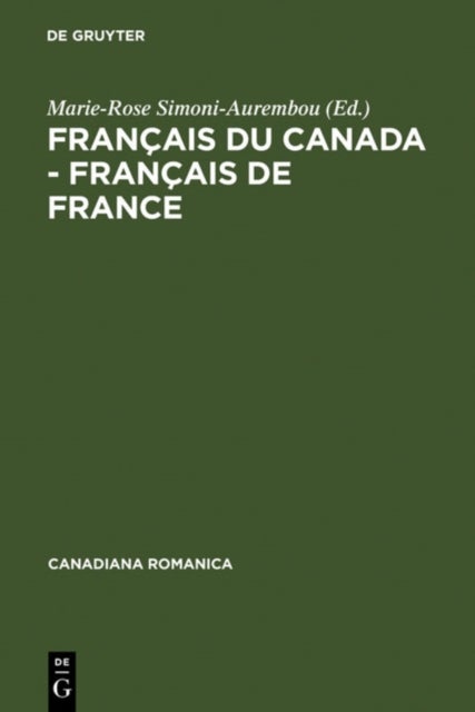Francais du Canada - Francais de France