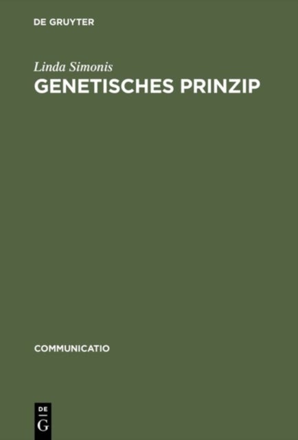 Genetisches Prinzip - Zur Struktur Der Kulturgeschichte Bei Jacob Burckhardt, Georg Lukacs, Ernst Robert Curtius Und Walter Benjamin