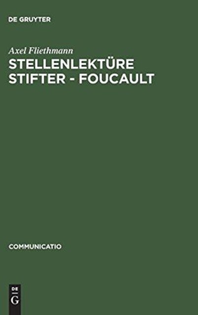 Stellenlektüre Stifter - Foucault