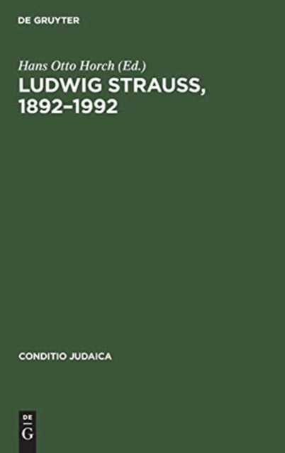 Ludwig Strauß, 1892-1992