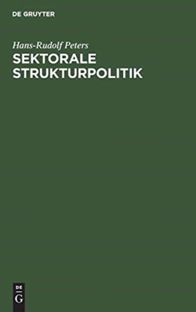 Sektorale Strukturpolitik
