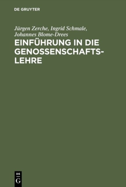 Einfuhrung in die Genossenschaftslehre