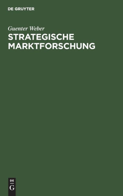 Strategische Marktforschung