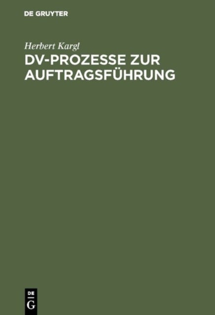 DV-Prozesse Zur Auftragsfuhrung