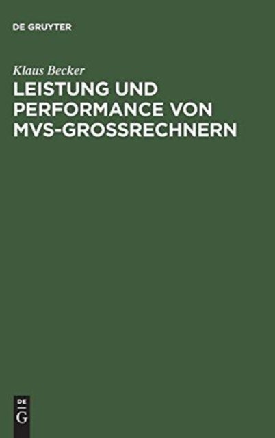 Leistung und Performance von MVS-Großrechnern