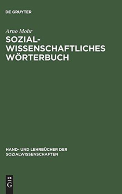 Sozialwissenschaftliches Wörterbuch - Englisch-Deutsch, Deutsch-Englisch