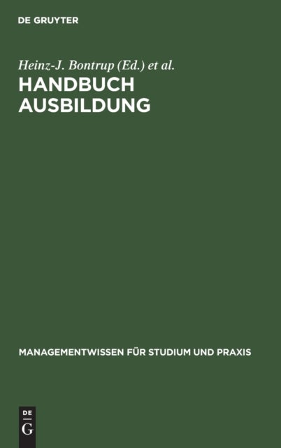 Handbuch Ausbildung - Berufsausbildung Im Dualen System