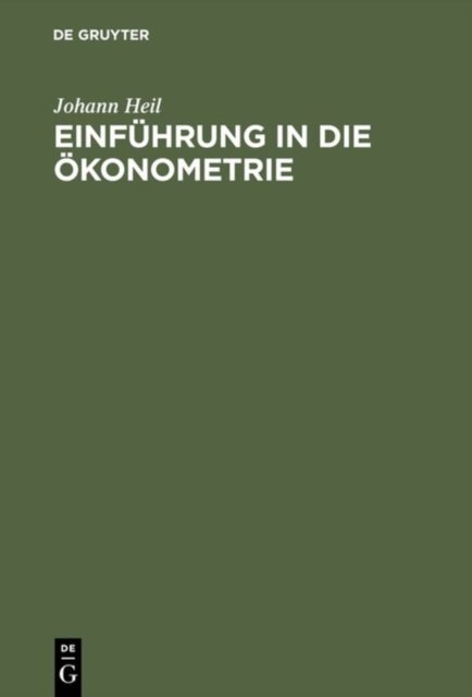 Einfuhrung in die Okonometrie
