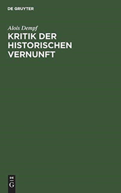 Kritik der historischen Vernunft