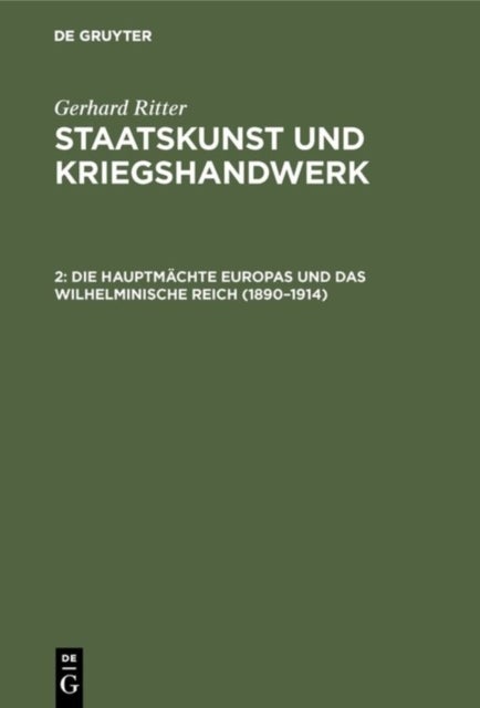 Hauptmächte Europas und das wilhelminische Reich (1890–1914)
