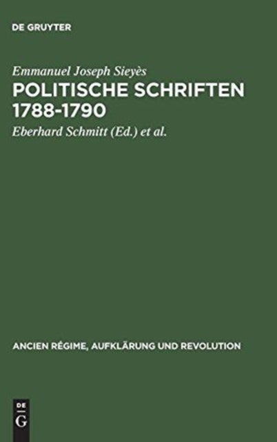 Politische Schriften 1788–1790
