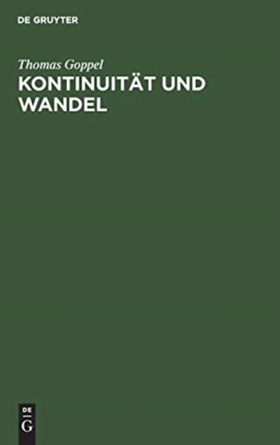 Kontinuitat und Wandel