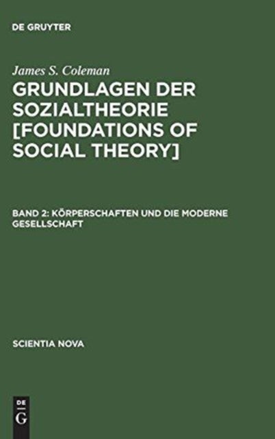 Korperschaften Und Die Moderne Gesellschaft