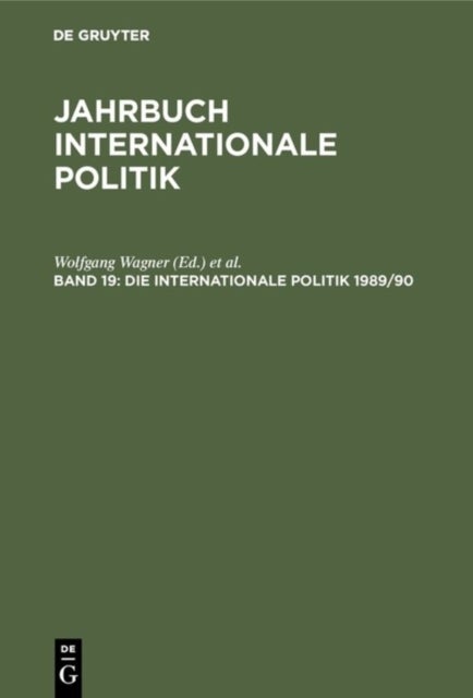 Die Internationale Politik 1989/90 - Studienausgabe