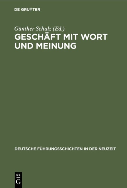 Geschaft Mit Wort Und Meinung
