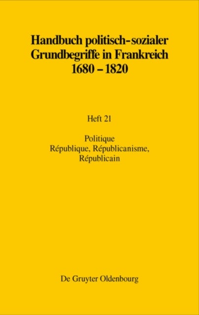 Politique. République, Républicanisme, Républicain
