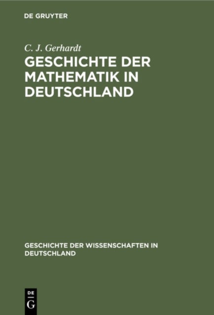 Geschichte Der Mathematik in Deutschland
