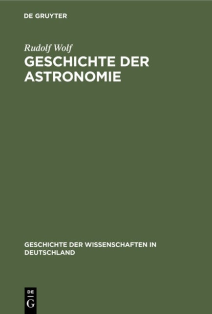 Geschichte Der Astronomie