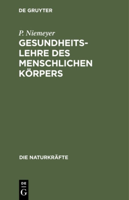 Gesundheitslehre Des Menschlichen Korpers