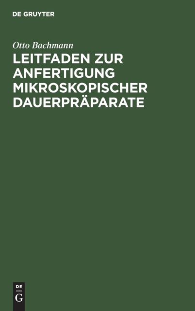 Leitfaden Zur Anfertigung Mikroskopischer Dauerpraparate