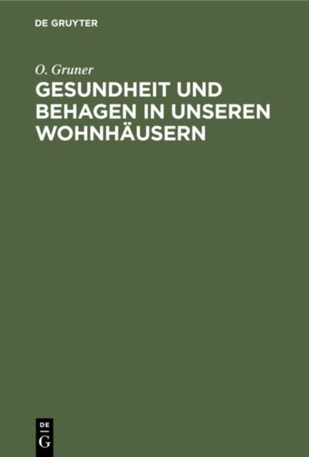 Gesundheit und Behagen in unseren Wohnhäusern