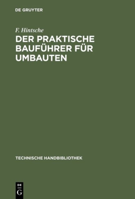 Der praktische Baufuhrer fur Umbauten
