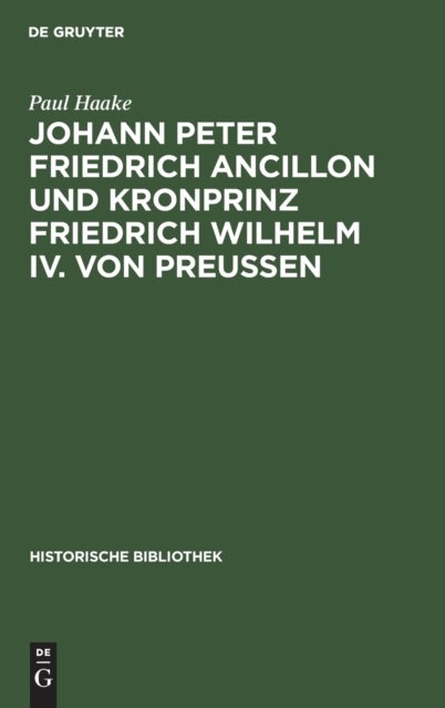 Johann Peter Friedrich Ancillon und Kronprinz Friedrich Wilhelm IV. von Preußen