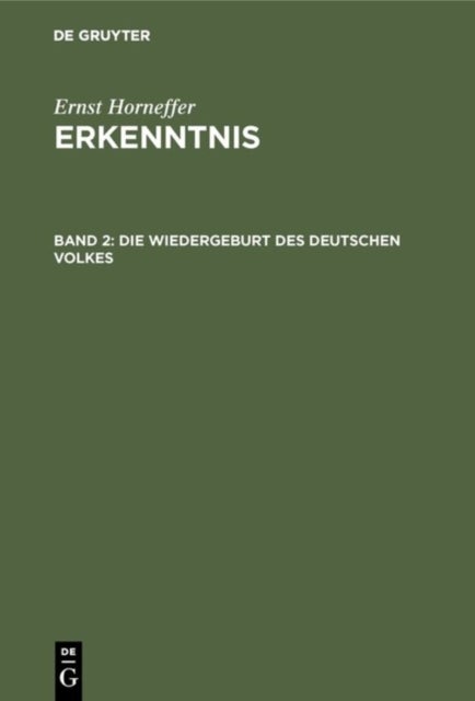 Wiedergeburt des deutschen Volkes