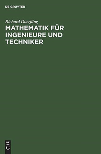 Mathematik Fur Ingenieure Und Techniker