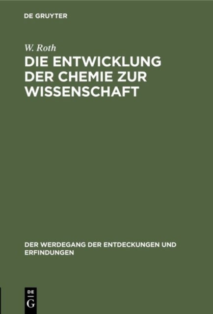 Entwicklung der Chemie zur Wissenschaft