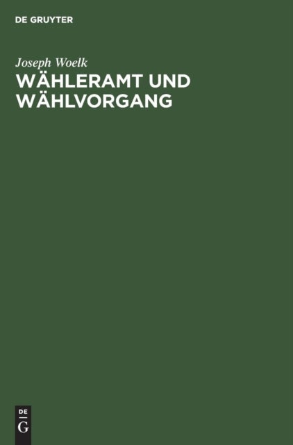 Wahleramt Und Wahlvorgang