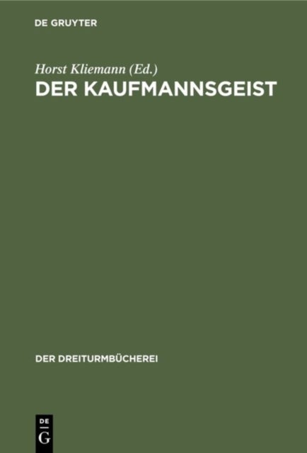 Der Kaufmannsgeist